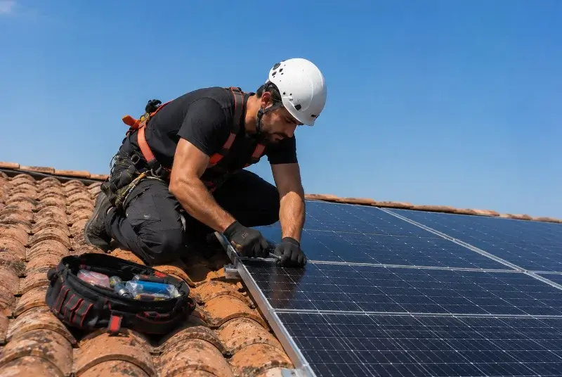 Maintenance et monitoring de panneaux solaires à Lavau-sur-Loire